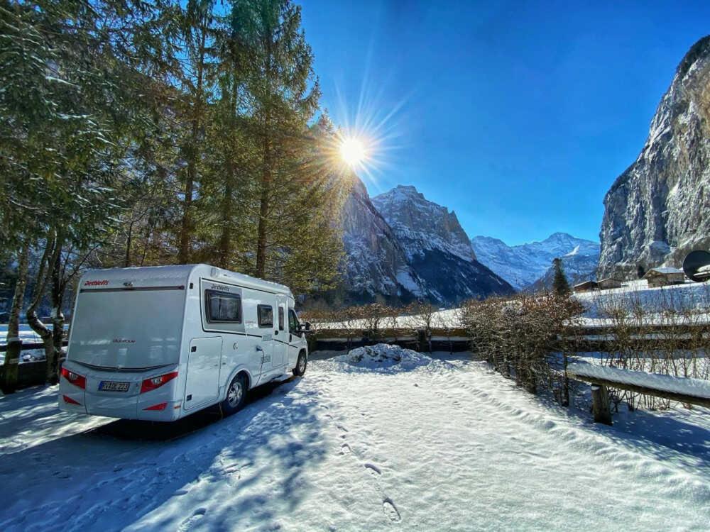 Hotel Camping Jungfrau Lauterbrunnen Exteriér fotografie