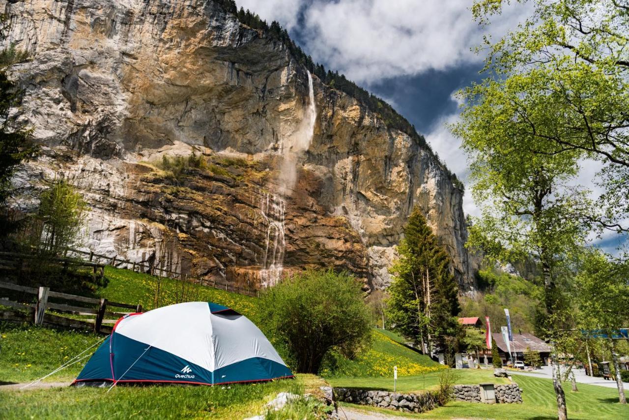 Hotel Camping Jungfrau Lauterbrunnen Exteriér fotografie